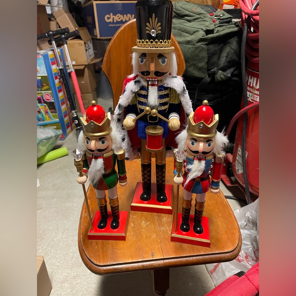 Three nutcrackers